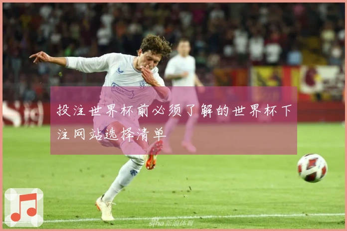 投注世界杯前必须了解的世界杯下注网站选择清单