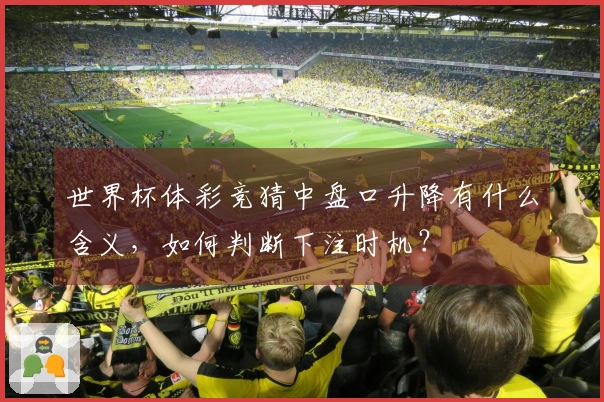 世界杯体彩竞猜中盘口升降有什么含义，如何判断下注时机？
